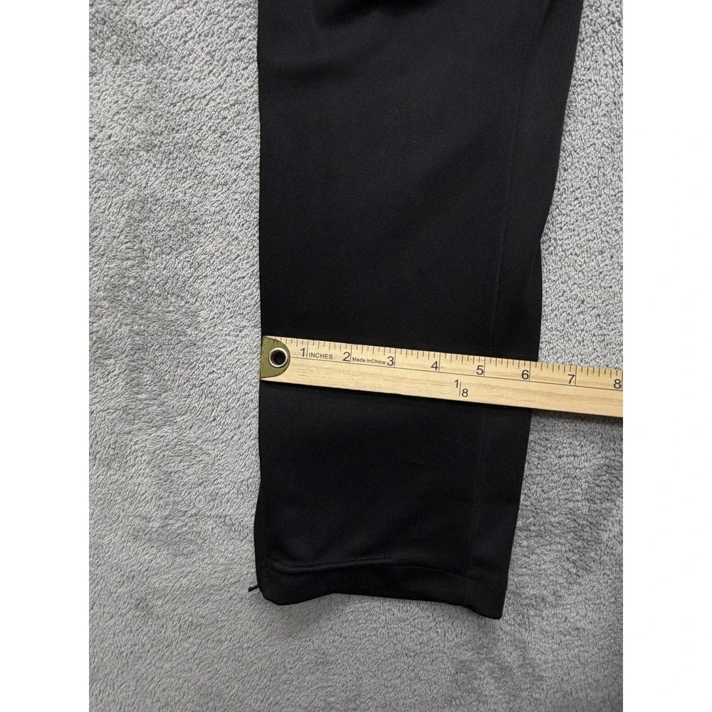 Adidas Track Pants Youth Large Black Three Stripes Ankle Zip Soccer Training‎